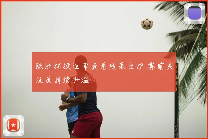 欧洲杯投注率查看结果出炉 赛前关注度持续升温